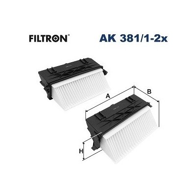 Vzduchový filtr FILTRON AK 381/1-2x – Hledejceny.cz