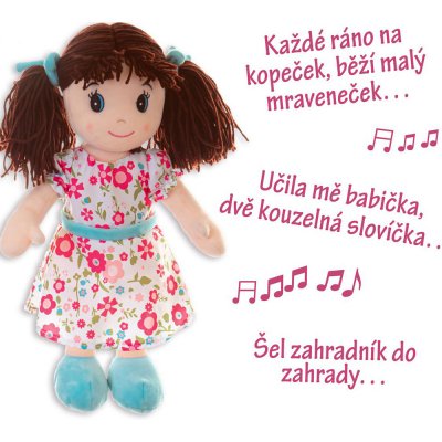 Teddies Ema hadrová plyš 40 cm česky mluvící a zpívající – Sleviste.cz