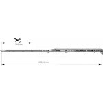 MACO nůžky pro spárové větrání Gr. 800 FFH 601-800 mm vlevo – Hledejceny.cz