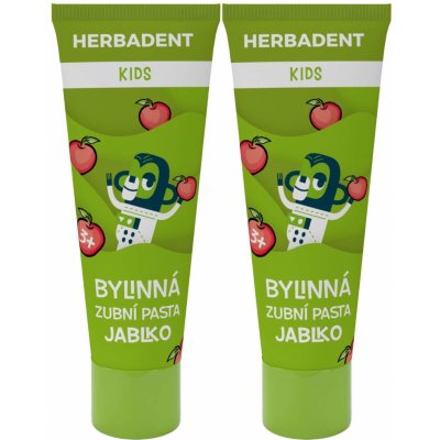 Herbadent KIDS Bylinná JABLKO 75 g – Sleviste.cz