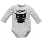 Body dlouhý rukáv Pinokio Happy Day Cat Grey – Hledejceny.cz