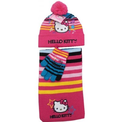Dětská sada čepice + šála + rukavice HELLO KITTY 1 – Hledejceny.cz