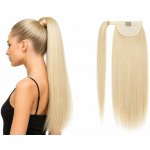 Culík z pravých vlasů na prodlužování vlasů 40cm 613 - nejsvětlejší blond – Sleviste.cz