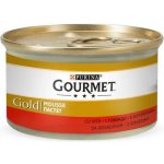 Gourmet Gold Mousse s hovězím 12 x 85 g – Zboží Mobilmania
