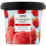 Tesco Mražený krém sorbet jahodový 500 ml – Zboží Mobilmania