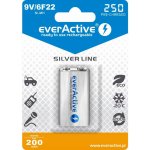 EverActive Silver Line 9V 250 mAh 1ks EVHRL22-250 – Zboží Mobilmania