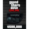 Herní kupon Grand Theft Auto V Online Bull Shark Cash Card 500,000$