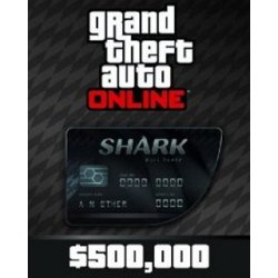 Grand Theft Auto V Online Bull Shark Cash Card 500,000$