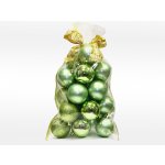 SEIZIS Koule s dekorem 20 ks v sáčku zelená – Zbozi.Blesk.cz
