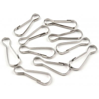 Karabina 10x32 mm - nikl (20 ks) – Hledejceny.cz