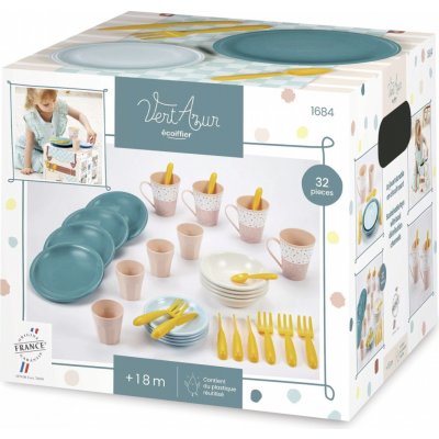 Écoiffier Nádobí dětské na piknik velký herní set 32ks v krabici plast – Zboží Dáma