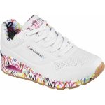 Skechers módní tenisky Jgoldcrown Uno Loving Love 155506 bílá – Zboží Dáma