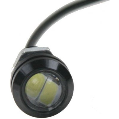 LED světlo pro denní svícení (eagle eye) 18mm, 12V, 3W, bílá (95drl18w) – Zboží Mobilmania