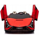 Mamido elektrické autíčko Lamborghini Sian červená – Zboží Dáma