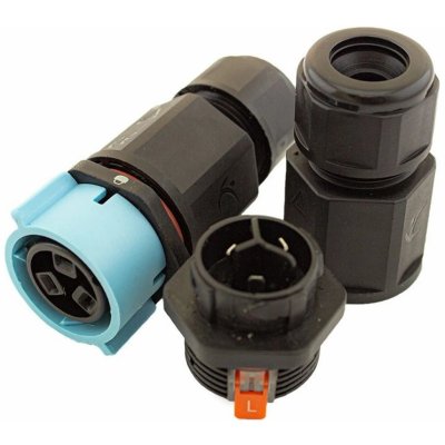 FK technics Kabelová spojka bezšroubová rozpojovací "I" 3x2,5 mm IP68 – Zboží Mobilmania