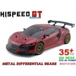 HSP GT RTR On-road Červený-94513-1 1:10