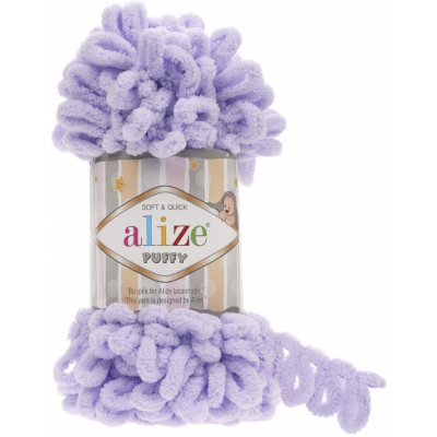 Alize příze Puffy 146 fialková – Zboží Mobilmania
