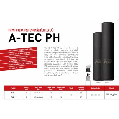 A-TEC, PH 40-3, Cerakote .30" A-LOCK Mini – Zboží Dáma