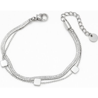 Sarines Elegantní dvojitý náramek na nohu s jemnými geometrickými prvky S1059 – Hledejceny.cz