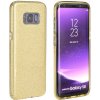 Pouzdro a kryt na mobilní telefon Samsung Pouzdro Forcell SHINING Samsung Galaxy J3 2017 zlaté