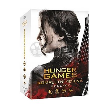 HUNGER GAMES 1 - 4 Kolekce DVD