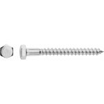 Vrut do dřeva se šestihrannou hlavou SW13 bíle pozinkovaný 8 x 80 mm, 100 ks – Hledejceny.cz