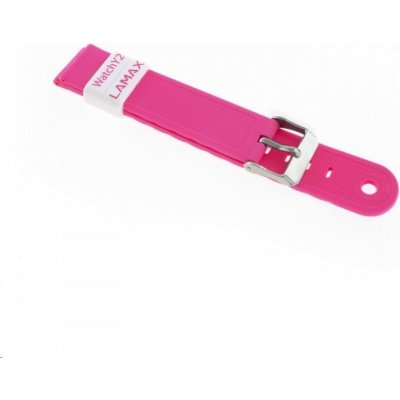LAMAX WatchY2 Pink strap růžová / silikonový řemínek LMXWY2SP – Zboží Živě