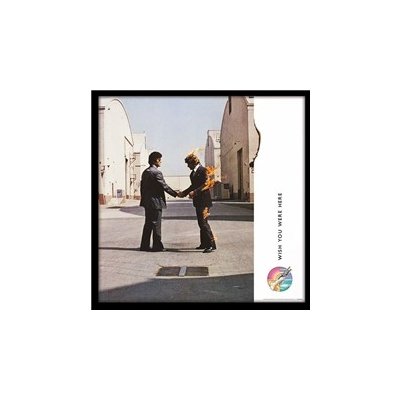 CurePink: | Plakát v rámu Pink Floyd: Wish You Were Here (31,5 x 31,5 cm) [ACPPR48127] – Zboží Mobilmania