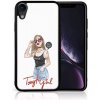 Pouzdro a kryt na mobilní telefon Apple PROTEMIO 46296 MY ART Ochranný obal Apple iPhone XR TOUGH GIRL (131)