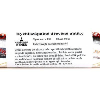Three Kings Rychlozápalné uhlíky na vykuřování střední – Hledejceny.cz