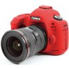 Brašna a pouzdro pro fotoaparát Easy Cover silikonový obal, červený (Canon EOS 5D M III) ECC5D3R