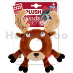 GiGwi Plush Friendz Kroužek Sob 20 x 19 x 2,5 cm – Zboží Dáma