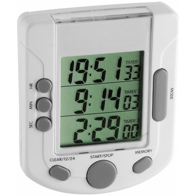 TFA Dostmann TFA 38.2020 | Digitální trojitý časovač TRIPLE TIME | 19 hod., 59 min., 59 sec. – Zboží Mobilmania