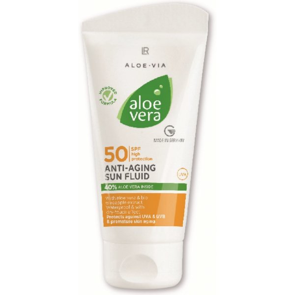  LR health & beauty Ochranný fluid s anti-age účinkem Aloe Vera Sun SPF 50 (Anti-aging Sun Fluid) 50 ml