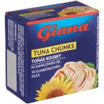 Giana Tuňák kousky ve slunečnicovém oleji 80 g – Zboží Dáma