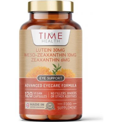 Time Health Lutein 30 mg Meso-Zeaxanthin 10 mg Zeaxanthin 6 mg 120 kapslí – Hledejceny.cz