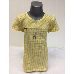 Drahstyl košilka dívčí bavlněná žlutá