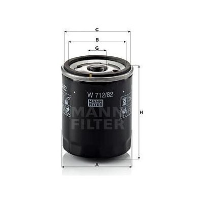 MANN-FILTER W712/82 pro vozy FORD – Hledejceny.cz