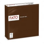 FATO ubrousky Smart Table čokoládová 1/4 skládání 50ks 33x33
