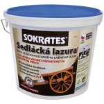 Sokrates Sedlácká lazura na dřevo 4 kg tmavý ořech – Hledejceny.cz