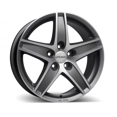 Ronal R48 7,5x16 5x100 ET35 black polished – Zboží Mobilmania