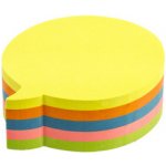 Kores Neonové bločky 70x70mm tvar bubliny / 250 lístků, mix 5 barev (48707) – Hledejceny.cz