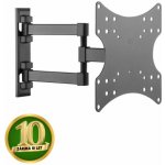 Držák na TV 23"-42" na zeď Holmios, kloubový 90°h 3-10°v, nosnost 20kg, 10 let záruka – Zboží Mobilmania