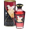 Erotická kosmetika Shunga Hřejivý masážní olej s afrodiziaky jahody/šampaňské 100 ml