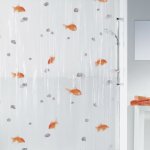 SPIRELLA GOLDFISH orange PVC 180 x 200 cm – Zboží Dáma
