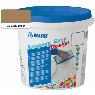 Mapei Kerapoxy Easy Design 3 kg zlatý prach – Zboží Mobilmania