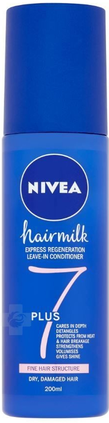 Nivea Hairmilk 7 Plus regenerační bezoplachový kondicionér pro jemné vlasy  200 ml od 85 Kč - Heureka.cz