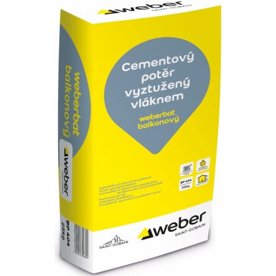 Weber bat Potěr balkonový 25 kg – HobbyKompas.cz