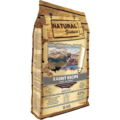 Natural Greatness Rabbit Recipe All Breeds Light Fit 10 kg – Zboží Mobilmania