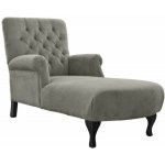 Solenzara Maya Simple Chaise Longue NC-7171 Látkové čelounění TC-142 / Graywash D Oak P885A – Zboží Mobilmania